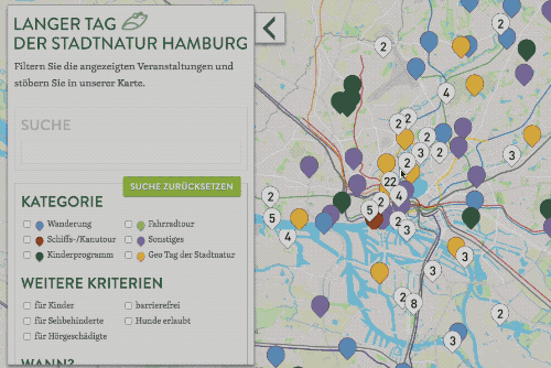Map | Tag der Stadtnatur Hamburg 2017